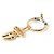 Chloé Boucles d'oreilles en métal Chloe Clip/Stud simple or/argent - vue 4