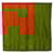 Hermès Hermes Silk Star Pattern Scarf Orange Cloth  ref.1844865