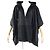 Valentino Garavani Poncho con cappuccio con stampa logo Valentino nero