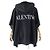 Valentino Garavani Poncho con cappuccio con stampa logo Valentino nero - vista 3