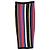 Gonna a righe arcobaleno Balmain in viscosa multicolore