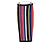 Gonna a righe arcobaleno Balmain in viscosa multicolore - vista 4