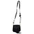 Borsa a tracolla Chloé Mini Hudson in suede nero con cuciture a mano