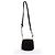 Borsa a tracolla Chloé Mini Hudson in suede nero con cuciture a mano - vista 11