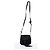 Borsa a tracolla Chloé Mini Hudson in suede nero con cuciture a mano - vista 9