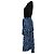 Abito midi tie-dye Maje in cotone blu - vista 2