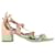 Aquazzura St Tropez Bow 50mm Sandal in Beige Suede  ref.1845245