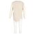 Stella Mc Cartney Stella McCartney asymmetrischer V-Ausschnitt Pullover aus cremefarbener Wolle Weiß Roh - Ansicht 6