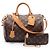 Louis Vuitton Monogram Leder Speedy 40 Tasche Braun