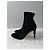 Stivaletti Celeste Giuseppe Zanotti in velluto nero glitterato - vista 11