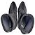 Stivaletti Celeste Giuseppe Zanotti in velluto nero glitterato - vista 7