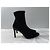 Stivaletti Celeste Giuseppe Zanotti in velluto nero glitterato - vista 8