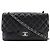 Bolsa de ombro em pele caviar Chanel A58600 Preto