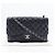 Bolsa de ombro em pele caviar Chanel A58600 Preto - vista 13