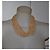 Collana Kenneth Jay Lane a 8 fili in legno e placcato oro Marrone - vista 2