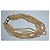 Collana Kenneth Jay Lane a 8 fili in legno e placcato oro Marrone - vista 3