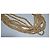 Collana Kenneth Jay Lane a 8 fili in legno e placcato oro Marrone - vista 4
