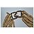 Collana Kenneth Jay Lane a 8 fili in legno e placcato oro Marrone - vista 5