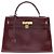 Hermès Sac à main Hermes Kelly 32 en box calf bordeaux Marron
