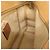 Borsa tote in shearling firmata Coach CC442 Marrone - vista 4