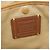 Borsa tote in shearling firmata Coach CC442 Marrone - vista 8