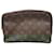 Louis Vuitton Toiletry Pouch Brown Cloth  ref.1845851