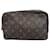 Louis Vuitton Toiletry Pouch Brown Cloth  ref.1845907