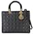 Dior Lady Dior Black Leather  ref.1846955