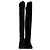 Botas de tacón alto de terciopelo negro con estampado de cocodrilo de Stuart Weitzman, hasta la rodilla - vista 2