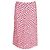 Marni bedruckter, zerknitterter Midi-Rock mit Schlitz aus rosa Polyester Pink