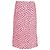 Marni bedruckter, zerknitterter Midi-Rock mit Schlitz aus rosa Polyester Pink - Ansicht 3