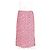 Marni bedruckter, zerknitterter Midi-Rock mit Schlitz aus rosa Polyester Pink - Ansicht 6