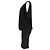 Abito al ginocchio con spalle scoperte Givenchy in viscosa nera Nero - vista 2