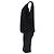 Abito al ginocchio con spalle scoperte Givenchy in viscosa nera Nero - vista 6