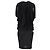 Abito al ginocchio con spalle scoperte Givenchy in viscosa nera Nero - vista 7