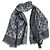 Sciarpa Monogram Louis Vuitton in misto seta e lana grigia Grigio