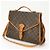 Bolso de hombro de cuero Louis Vuitton Monogram Beverly M51121 Castaño - vista 2
