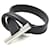 Pulseira de couro e metal preto e prata da Hermès  - vista 1