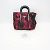 Borsa a spalla Prada in tessuto camouflage Rosso - vista 4
