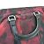 Borsa a spalla Prada in tessuto camouflage Rosso - vista 8