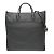 Mittlere Leder-Schultertasche mit Gucci-Logo Schwarz