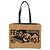 Borsa Medium GG-219406 di Salvatore Ferragamo Nero Beige