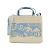 Borsa Medium GG-219407 di Salvatore Ferragamo Blu Beige