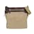 Borsa a spalla in pelle e jacquard Prada VA0649 Beige Marrone scuro