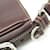 Borsa a spalla in pelle e jacquard Prada VA0649 Beige Marrone scuro - vista 8
