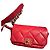 Chanel 19 Gürteltasche aus rotem Lammleder