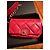 Chanel 19 Gürteltasche aus rotem Lammleder - Ansicht 3