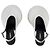 Foil Ufo Tacones - Coperni - Cuero - Plata - vista 4