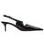 Gloss Star Cut Out Low Stiletto Pumps - Coperni - Leather - Black