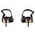 Gloss Star Cut Out Low Stiletto Pumps - Coperni - Leather - Black - view 3